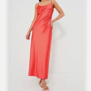 Tuckernuck Saintart Coral Slip Dress